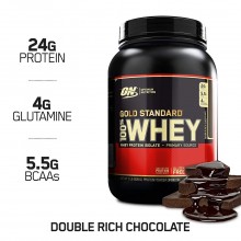 ON 100% Whey Gold Standard Double Rich Chocolate 2LB
