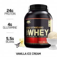 ON 100% Whey Gold Standard Vanilla Ice Cream 5LB