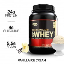 ON 100% Whey Gold Standard Vanilla Ice Cream  2LB