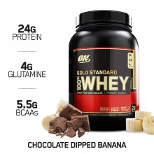 ON 100% Whey Chocolate Dipped Banana 2LB