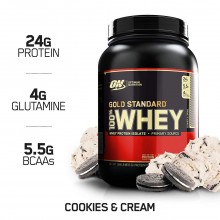 ON 100% Whey Gold Standard Cookies & Cream 1.85LB