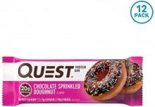 Quest Nutrition Chocolate Sprinkled Doughnut Protein Bar
