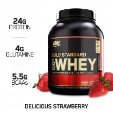 ON 100% Whey Gold Standard Delicious Strawberry 5LB